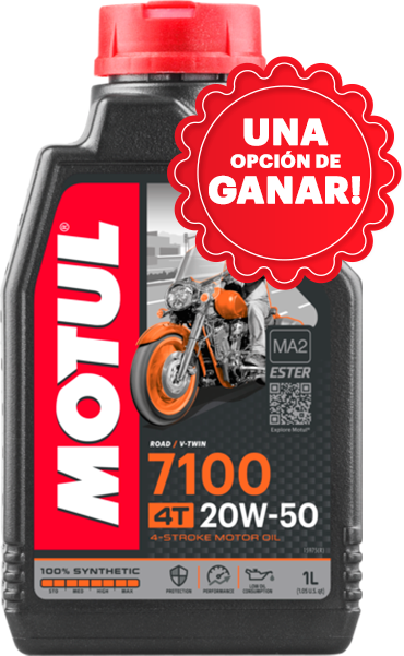 ACEITE MOTUL 7100 20w50 TIENES 1 OPCIÓN DE GANAR!