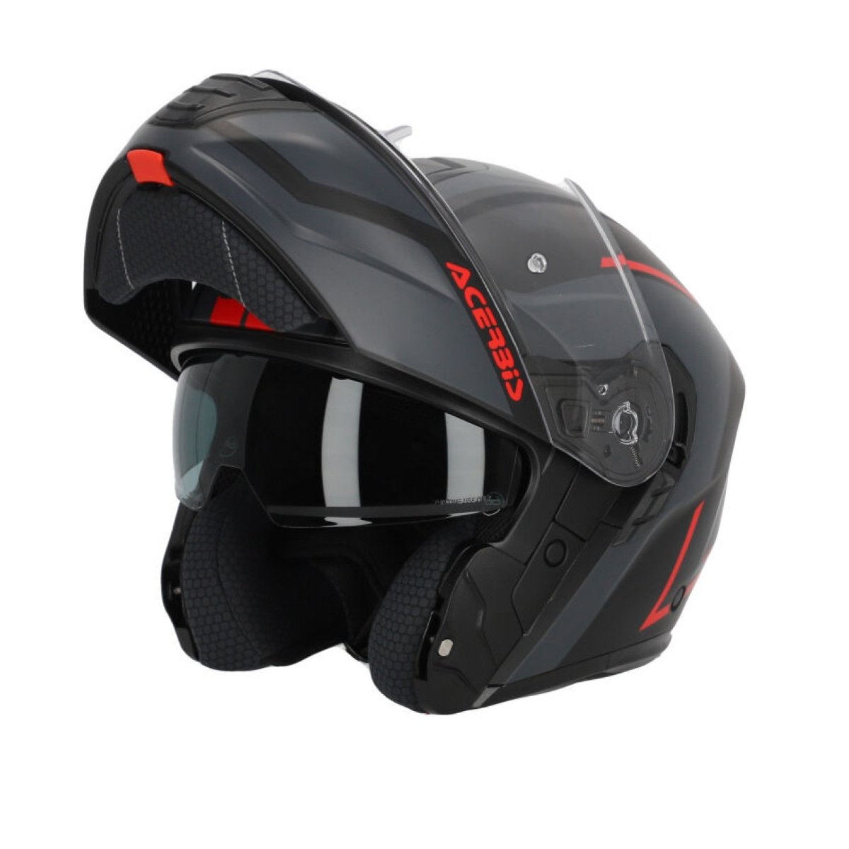 Casco TDC Gris/Rojo