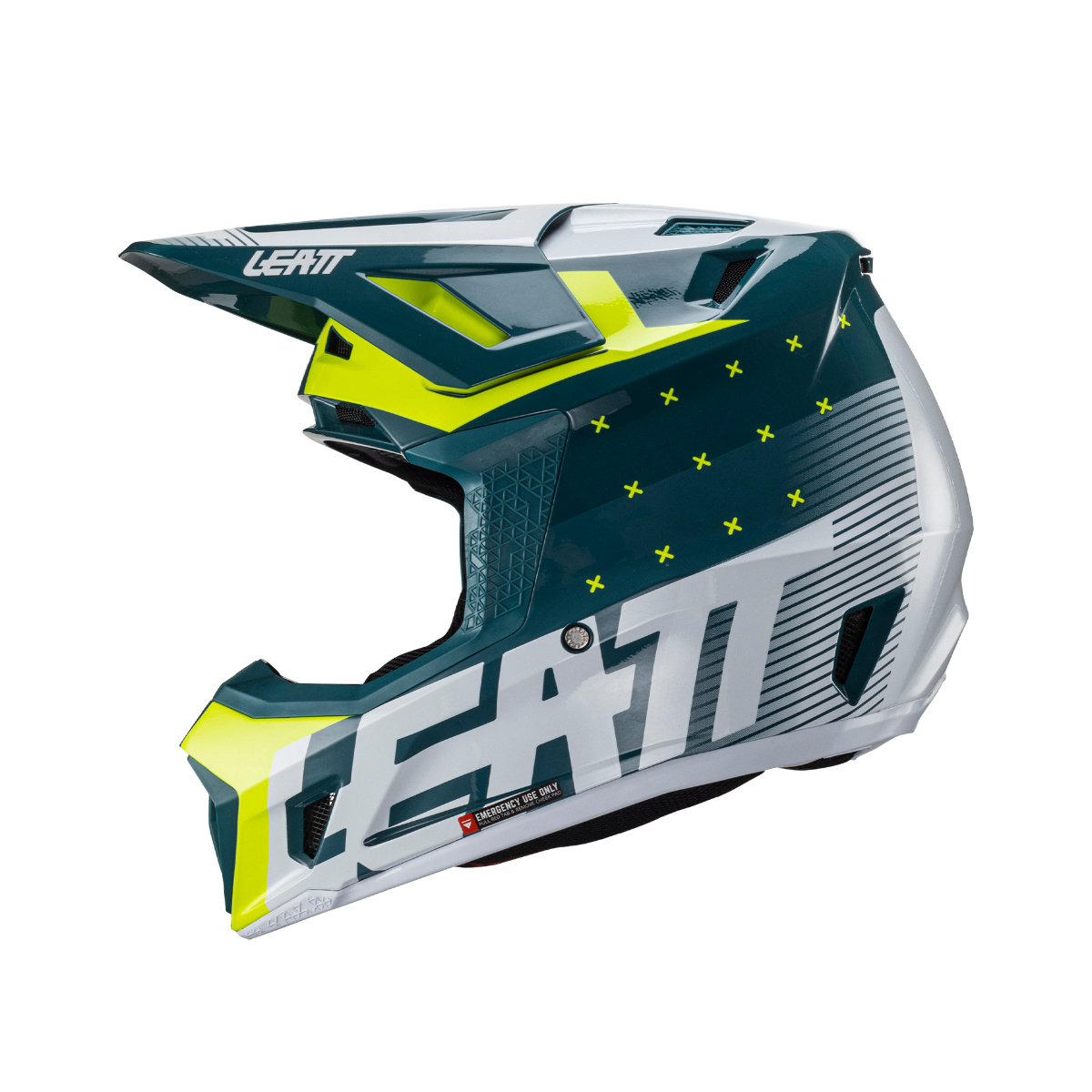 Casco Moto 7.5 + Goggles Velocity Acid/Fuel