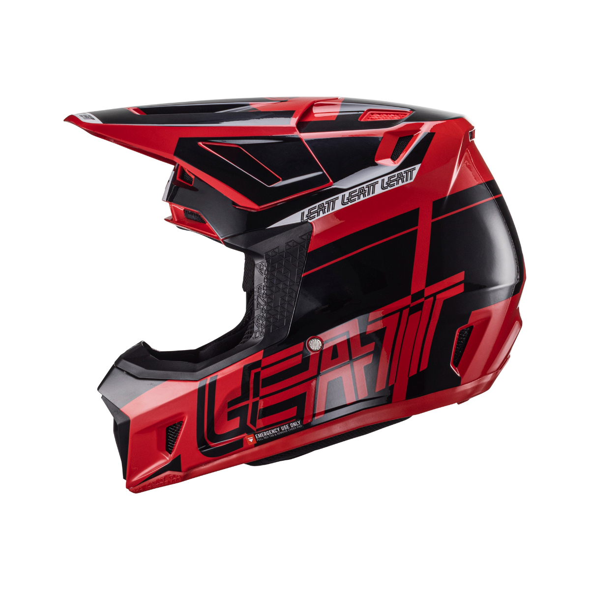 Casco Moto 7.5 + Goggles Velocity Rojo