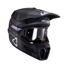 Casco Moto 3.5 + Goggles Velocity Gris