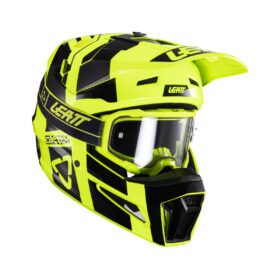 Casco Moto 3.5 + Goggles Velocity Citrus