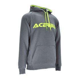 Polera con Capucha Acerbis S-Logo Gris