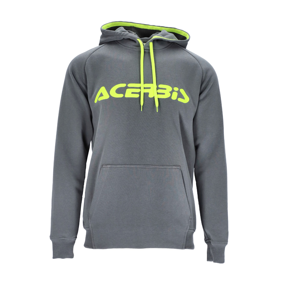 Polera con Capucha Acerbis S-Logo Gris