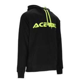 Polera con Capucha Acerbis S-Logo Negro