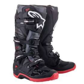 Botas Tech 7 Negro/Rojo