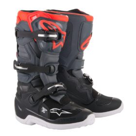 Botas Niño Tech 7S Gris/Rojo