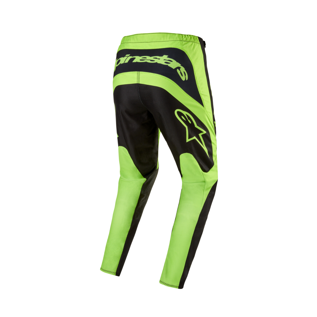 Pantalon Fluid Lurv Negro/Verde Fluor