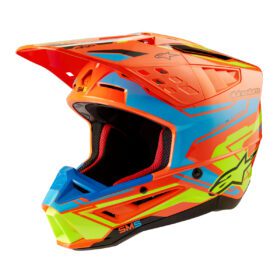 Casco SM5 Action 2 Naranja/Azul