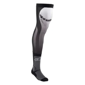 ALPINESTARS KNEE BRACE SOCKS - BLACK WHITE