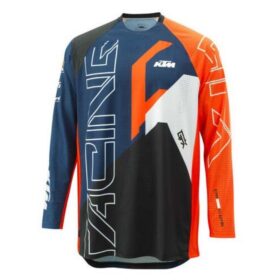 CAMISETA GRAVITY-FX REPLICA NARANJA/AZUL/NEGRO