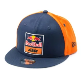 GORRO REPLICA TEAM FLAT NIÑO NARANJA/AZUL