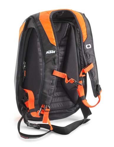 MOCHILA PURE NO DRAG NEGRO/NARANJA