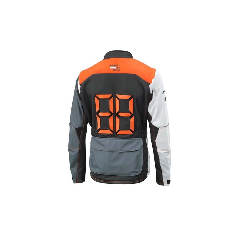 CASACA RALLY PRO NEGRO/NARANJA/BLANCO