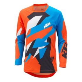 CAMISETA GRAVITY-FX NIÑO NARANJA/AZUL