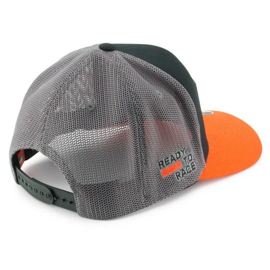 GORRO OUTLINE TRUCKER NEGRO/GRIS/NARANJA