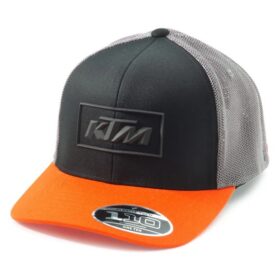 GORRO OUTLINE TRUCKER NEGRO/GRIS/NARANJA