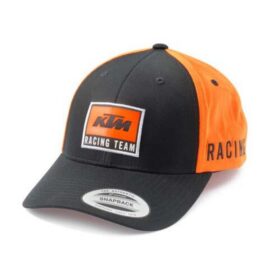 GORRO TEAM CURVO NEGRO/NARANJA