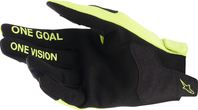 GUANTES RADAR  AMARILLO FLUO/NEGRO