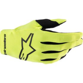 GUANTES RADAR  AMARILLO FLUO/NEGRO