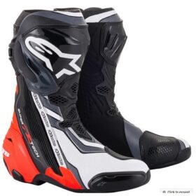 BOTAS SUPERTECH R NEGRO/BLANCO/NARANJA/GRIS CLARO