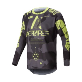 CAMISETA RACER HOLLOW CAMO/AMARILLO FLUO