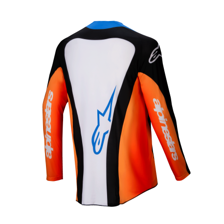 CAMISETA TECHSTAR MELT NARANJA/AZUL