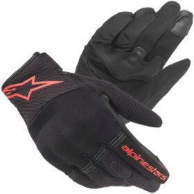 Guantes Alpinestars Copper Black / Red Fluo