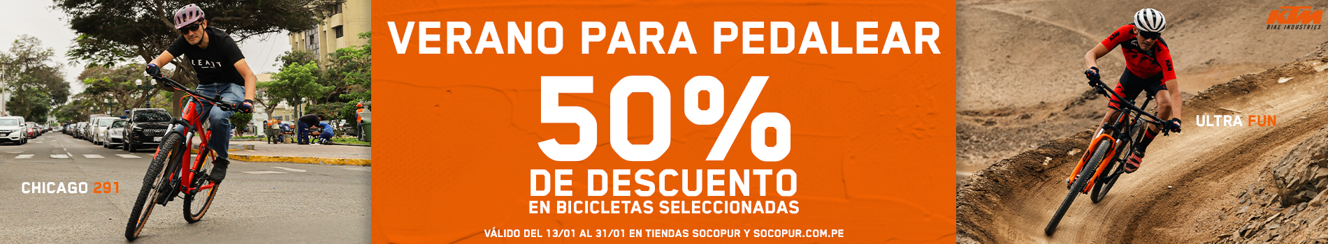 Descuento de bicicletas KTM