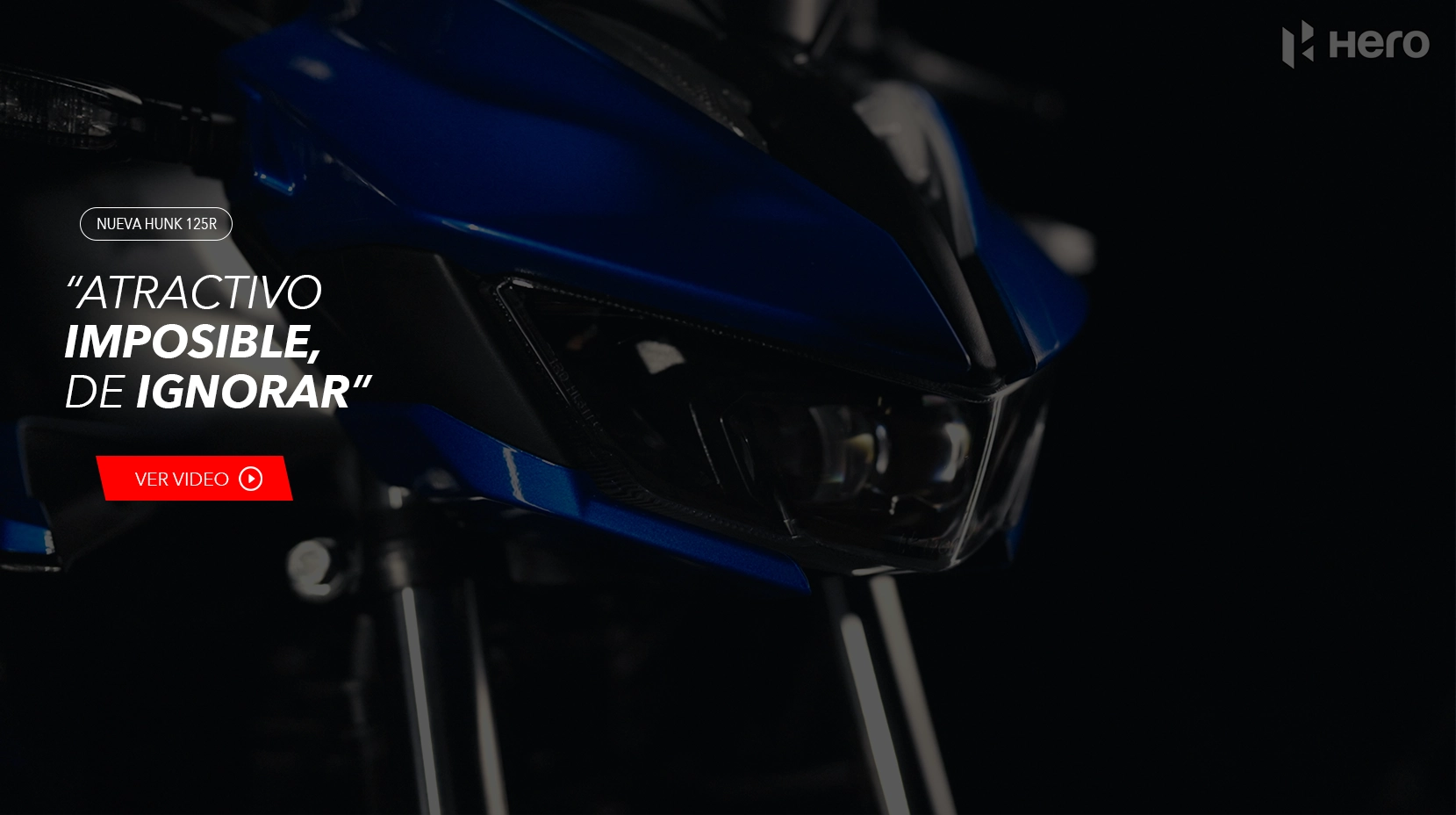 Ver video Hero Hunk 125R