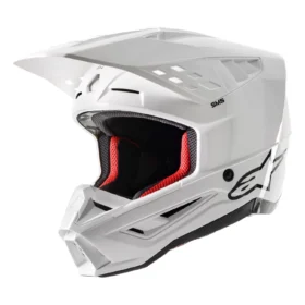 ALPINESTARS S-M5 SOLID HELMET ECE 22.06 BLANCO
