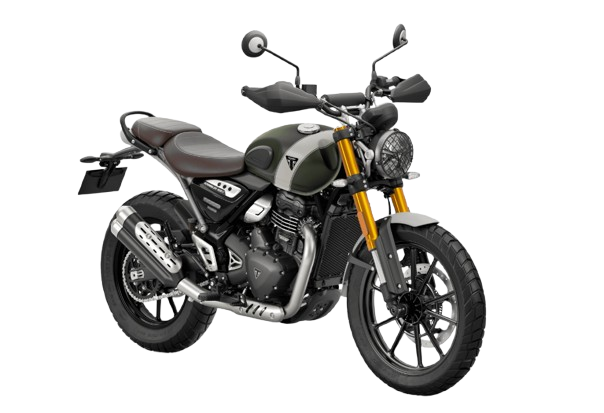 SCRAMBLER 400 NEGRO/PLATA