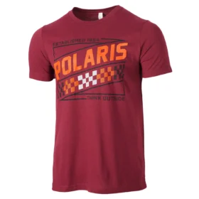CAMISETA A CUADROS '54 GRANATE