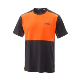 POLO MECÁNICO NEGRO/NARANJA