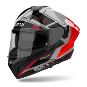 CASCO MATRYX ROCKET - ROJO/NEGRO
