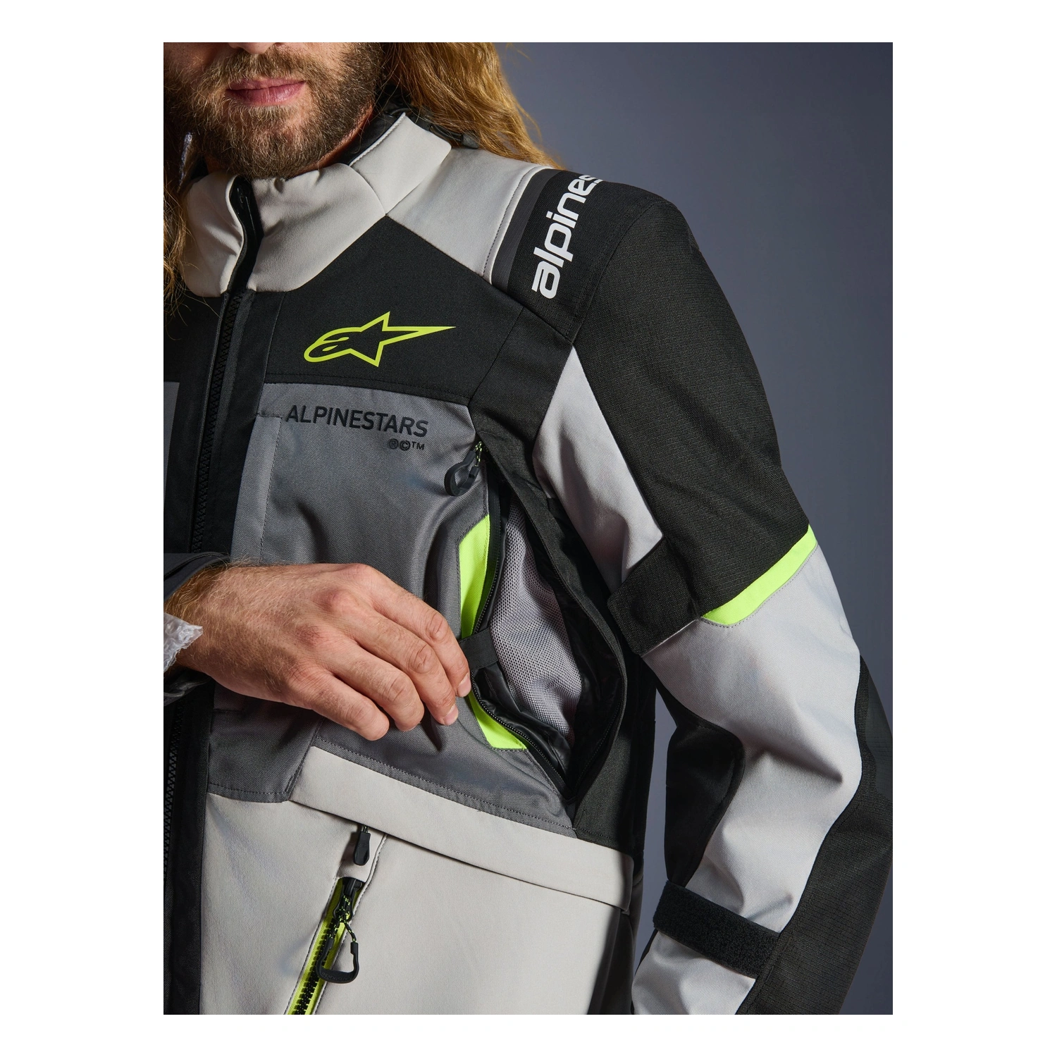 ALPINESTARS CASACA ANDES V4 DRY NG/GS/AM
