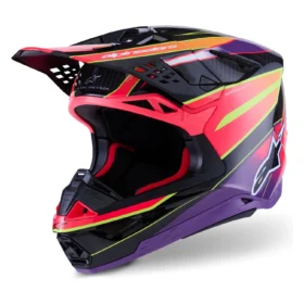 ALPINESTARS SUPERTECH S-M10 ERA HELMET ECE 22.06 - PINK VIOLET YELLOW FLUO GLOSSY