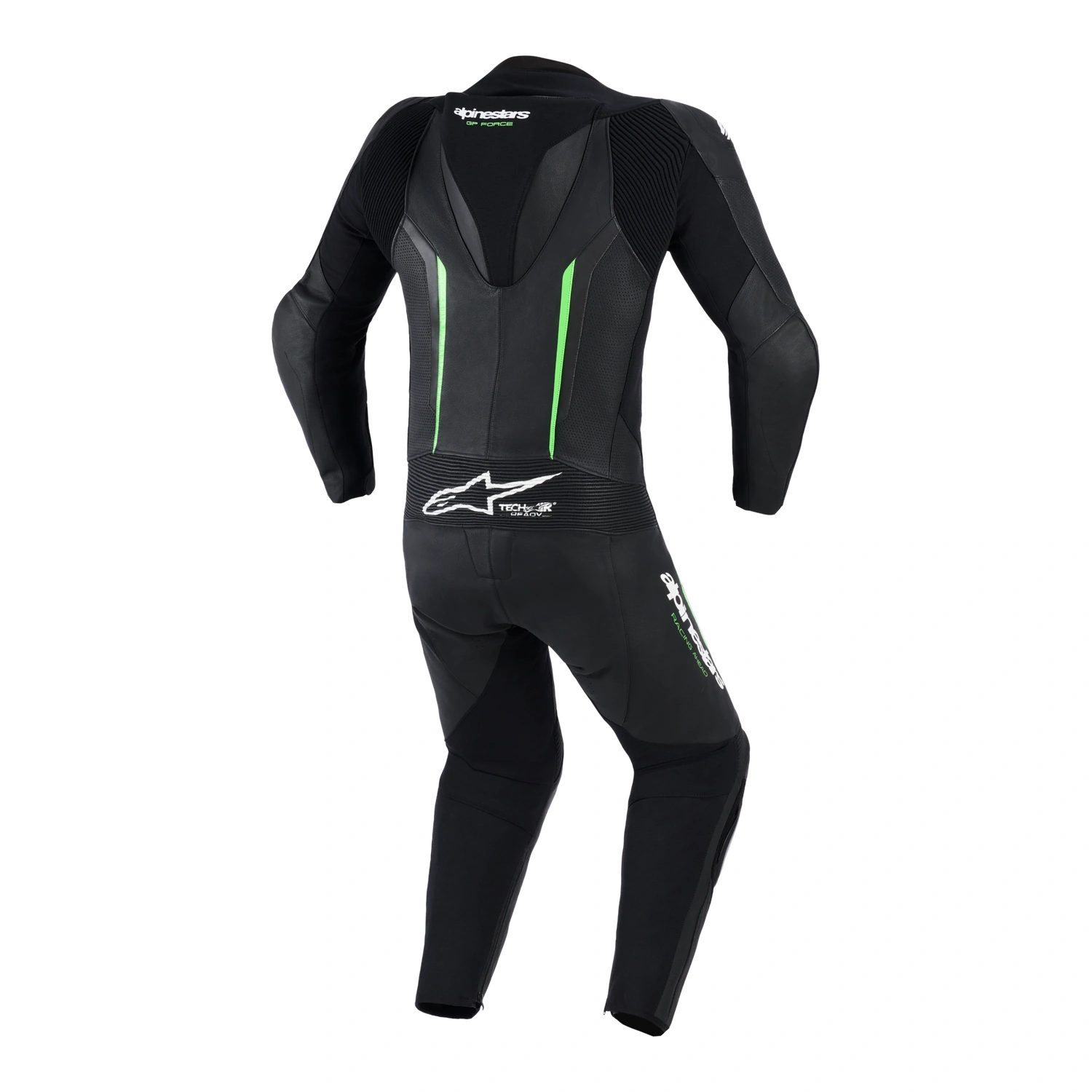 ALPINESTARS GP FORCE V2 LEATHER SUIT 1 PC - BLACK GREEN
